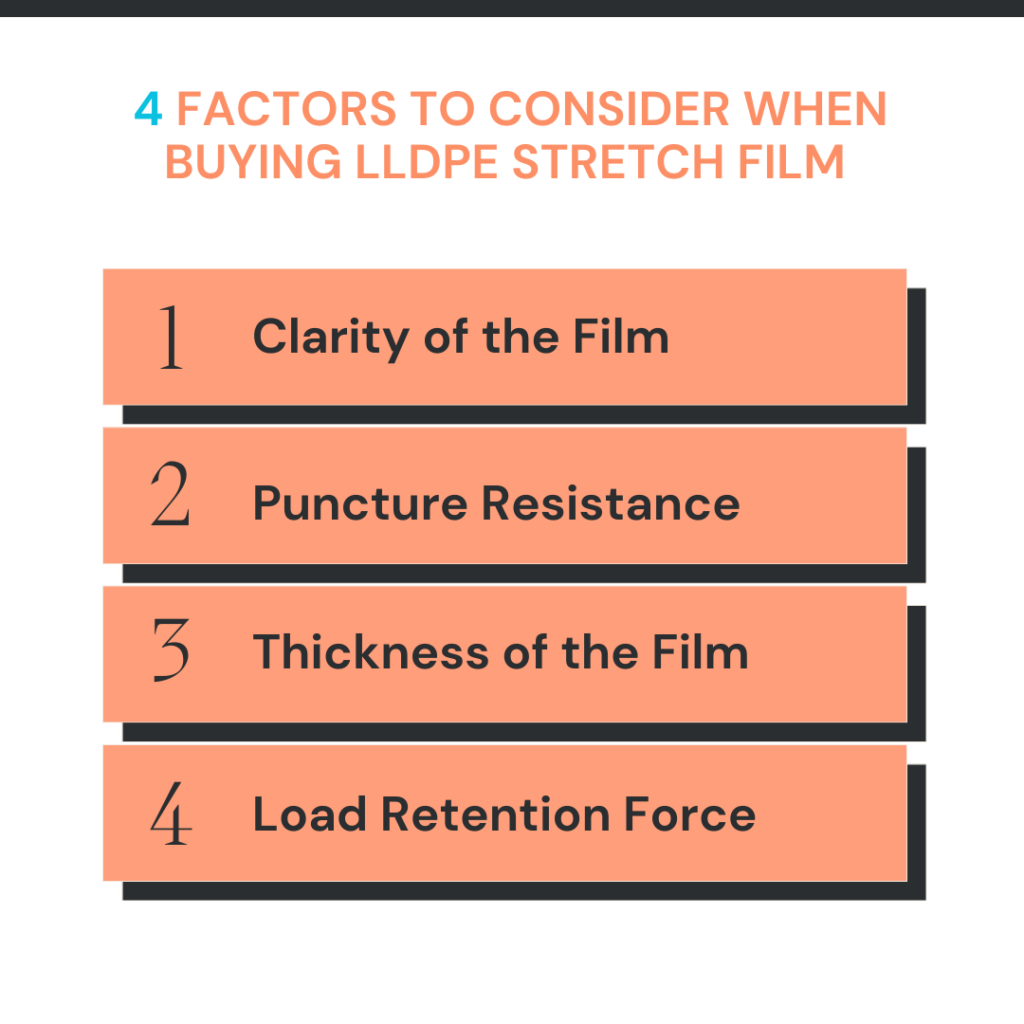 4 Factors to Consider when Buying LLDPE Stretch Film