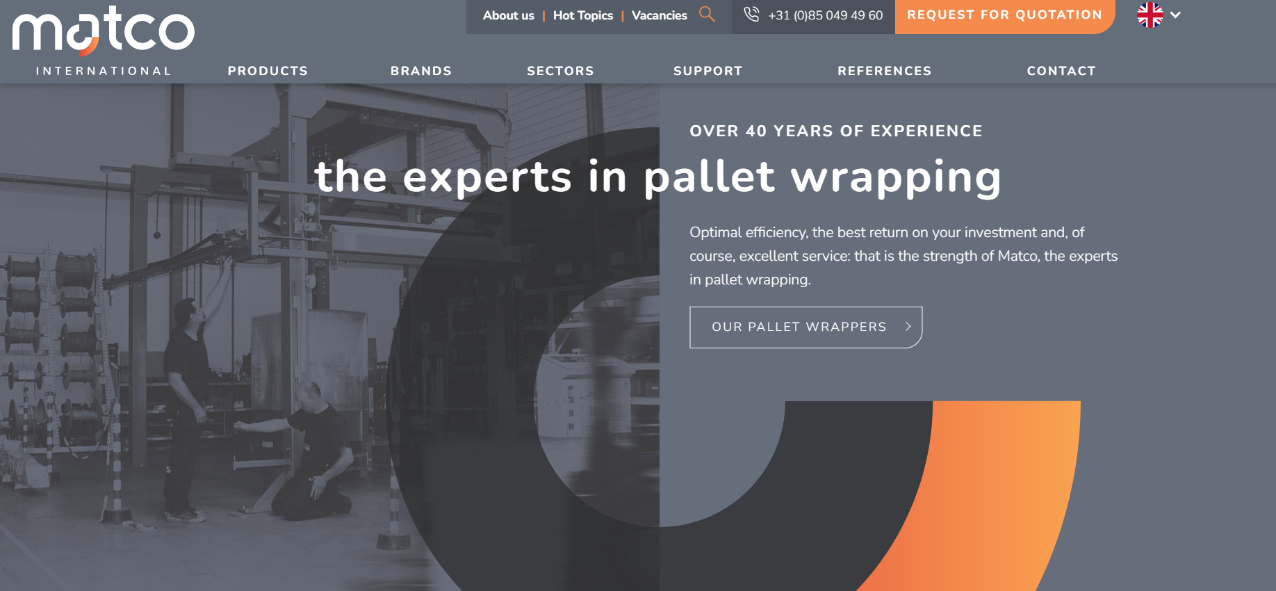 Matco International official website screenshot