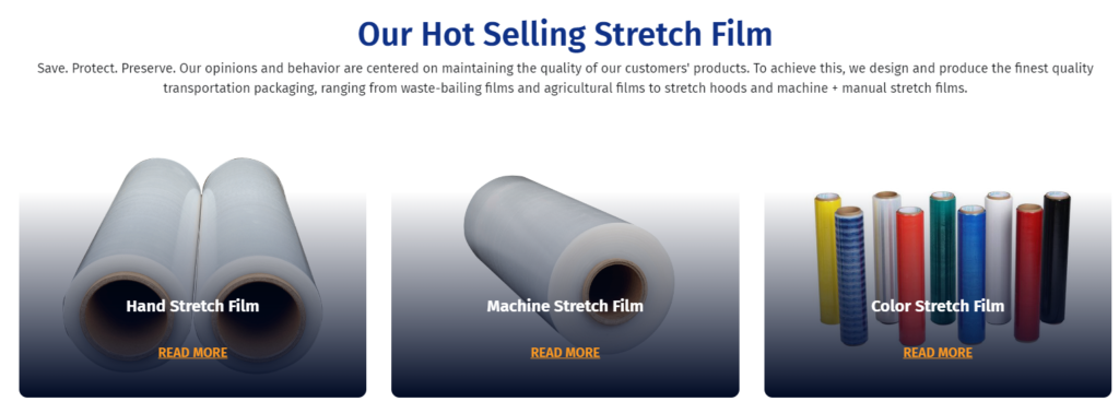 Rolls Stretch Film